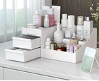 Cosmetic Storage Box,1 Pcs Cosmetic Makeup Organizer Storage Box With Drawer Bathroom Counter Organizer