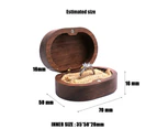 Storage Box,Wooden Engagement Ring Box, Solid Wood Ring Box For Proposal Wedding Ring Storage