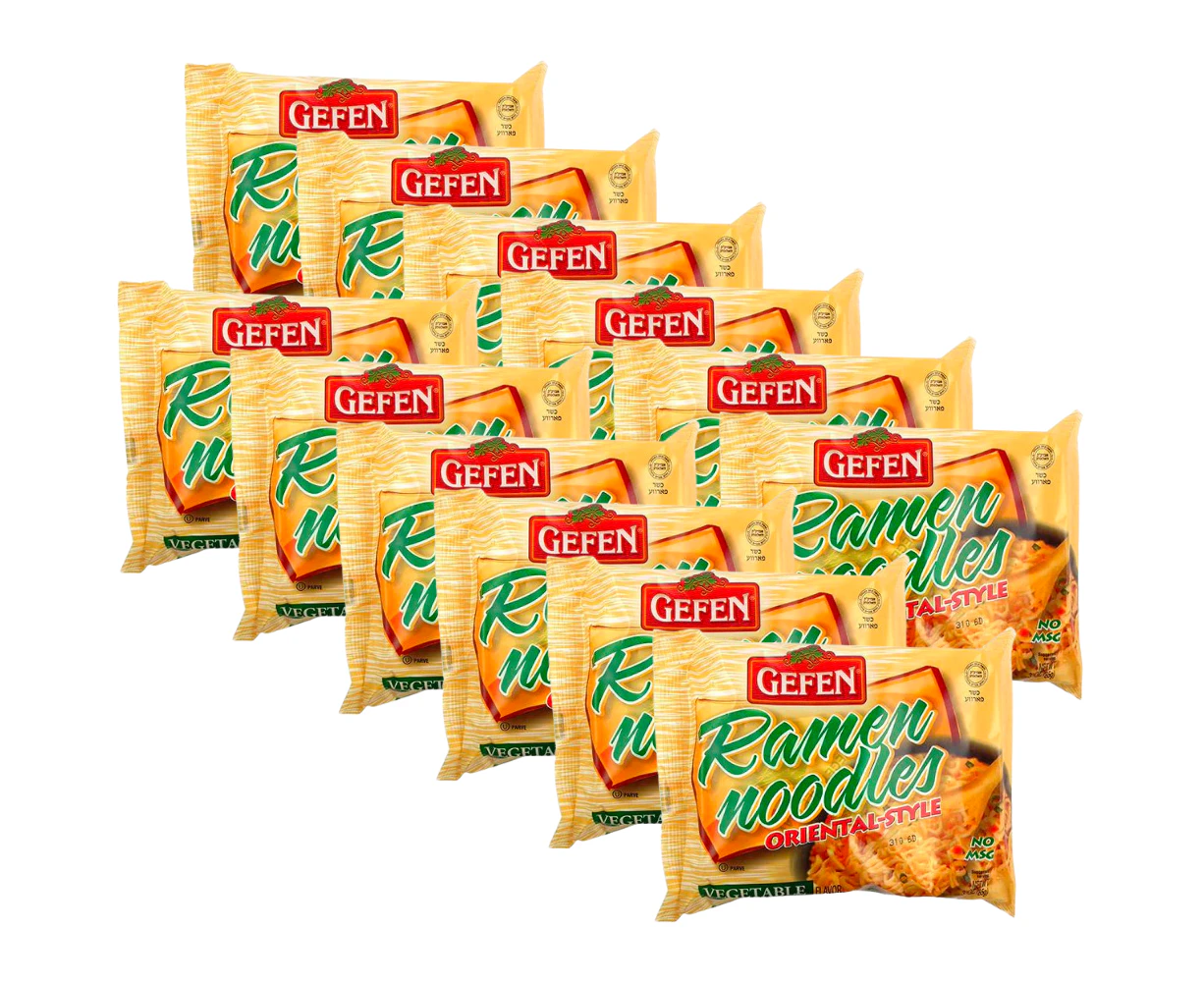 Gefen Ramen Noodles No Msg Vegetable 85g x 12