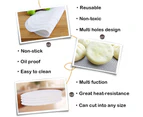 Non stick Silicone Steamer Liners Mesh Mat Pad Silicone Steamer Mat Reusable Steamed Dim Sum Dumplings Baking Pastry