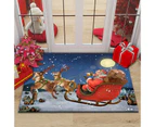 Christmas Mats for Front Door Indoor Doormat Front Door Mat Washable Floor Mat Entrance Carpet Pet Mat -Style 5