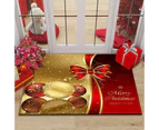 Christmas Mats for Front Door Indoor Doormat Front Door Washable Floor Mat Entrance Carpet Pet Mat -Style 1