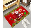Christmas Mats for Front Door Indoor Doormat Front Door Mat Washable Floor Mat Entrance Carpet Pet Mat -Style 3