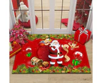 Christmas Mats for Front Door Indoor Doormat Front Door Mat Washable Floor Mat Entrance Carpet Pet Mat -Style 3
