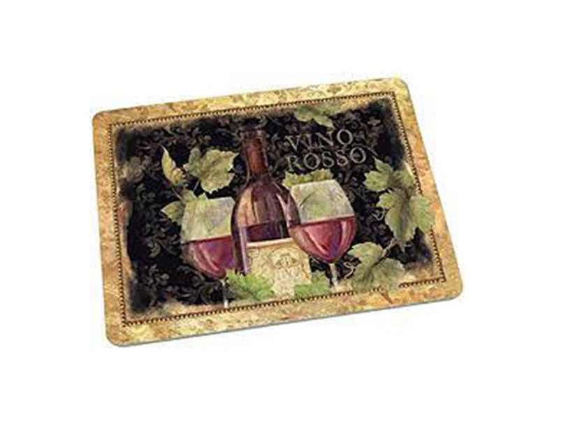 Lang Kitchen GLASS Gilded Wine Chopping Board Surface Saver