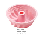 Oraway Dishwasher Safe Cake Baking Tray Evenly Heated Silicone Premium Practical Cake Pan Cooking Gadget - Pink