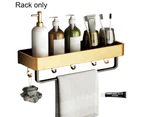 Large Capacity Storage Shelf Minimalist Punch Free Strong Load-bearing Shower Rack Household-B,40cm