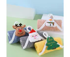 Winter Hanging Kitchen Towel 2 Pack Christmas Hand Towels Soft Towel Decor for Bathroom Oven Absorbent Washcloth -Style 4