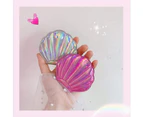 Shell Fairy Mirror 4PCS4 Color Shell Mirror, Double-Sided Magnification Makeup Mirror, Girls Compact Mirror