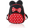 Cute Little Girls Backpack - Waterproof Small Kids Daypack For Toddler Travel, Mini Mouse Design