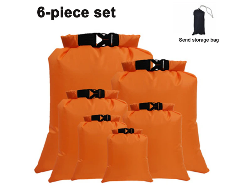6 pieces outdoor waterproof storage bags packsacks, for camping boating smartphone camera storage bags for driving water sports
