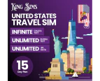 USA 15 Days 4G Travel SIM Card | Unlimited High Speed 4G Data | T-Mobile