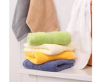 Unisex Solid Color Soft Quick Dry Absorbent Gym Bathroom Blanket Bath Towel-Khaki Cotton