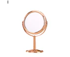 SunnyHouse Portable 1:2 Magnifying Round Oval Double-Sided Cosmetic Makeup Stand Mirror - I