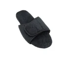 Homyped Snug 2 Womens Slippers Adjustable Slide Comfortable Footbed Insole Open Toe - Black