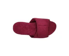 Homyped Snug 2 Womens Slippers Adjustable Slide Comfortable Footbed Insole Open Toe - Wine