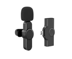 Lavalier Microphone Sensitive Intelligent Noise Reduction Plug Play Bluetooth-compatible5.2 Mini Collar Clip MIC for Live Show-B