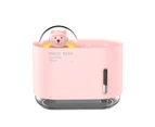 Portable Mist Humidifiers 300ML - USB Desktop Humidifier for Office, Car, Room-Quiet Mini Humidifier - Pink