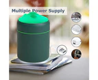 USB Personal Desk Humidifier Small Humidifier for Bedroom Office Car, Portable Mini Humidifier - Green
