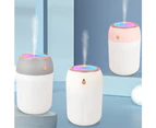 Water drop humidifier usb spray night light mute household mini air purification spray - Gray