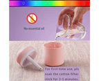 USB Personal Desk Humidifier Small Humidifier for Bedroom Office Car, Portable Mini Humidifier - White