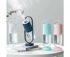Creative rotatable projection USB charging mini humidifier moisturizing and hydrating - Blue