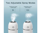 USB Mini Home Desktop Humidifier Humidification Spray Car Air Purifier - White