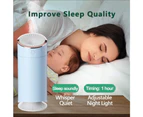 mini USB Air Humidifier Home with Adjustable Mist Mode Auto Shut Off - Blue
