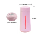 Humidifier car large capacity usb spray air mute portable creative indoor - Pink
