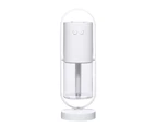 Creative rotatable projection USB charging mini humidifier moisturizing and hydrating - White
