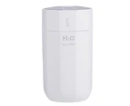 Portable Mini Humidifier, Two Mist Mode Cute Humidifier with Cool Racing Lantern - White