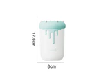 USB Cool Mist Mini Humidifier with Night Light,Sweet Humidifier for Bedroom Home - Green