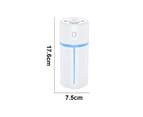 Portable Car Humidifiers, Cool Mist Small Humidifiers, USB Waterless Auto Quiet Humidifier - White