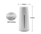 Humidifier car large capacity usb spray air mute portable creative indoor - White
