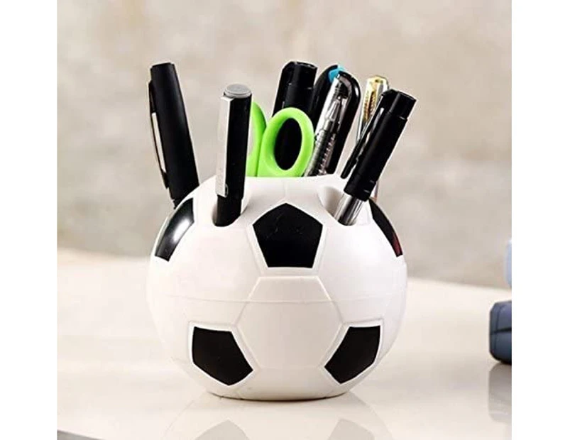 Multi-Purpose Football Pen Holder Spherical Storage Tube Soccer Ball Pencil Holder
