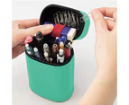 Featured student pen holder stationery storage tube silicone kettle-shaped flip pen bag