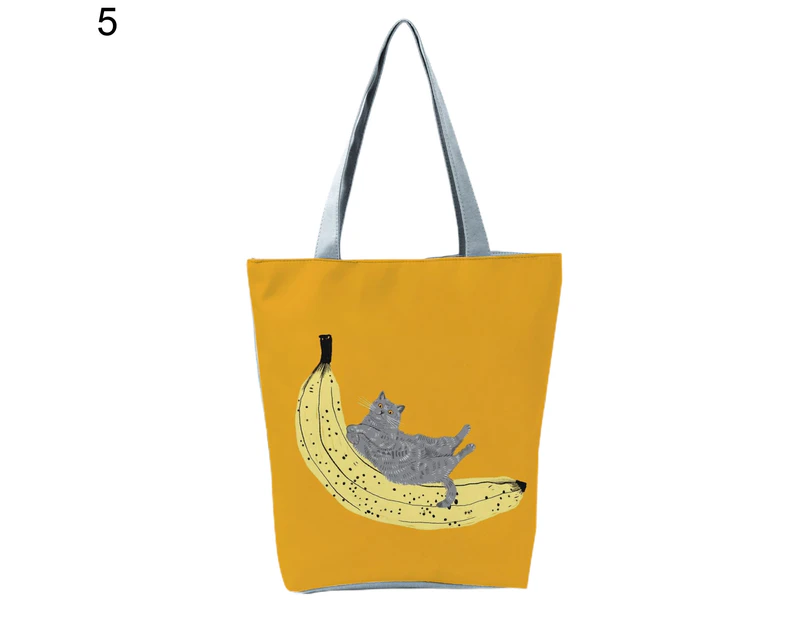aerkesd Women Shopping Bag 3D Animal Print Storage Lightweight Reusable Exquisite Top-Handle Bag for Outdoor-5