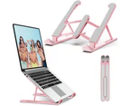 Laptop Stand, Portable Laptop Stand for Desk, 6-Levels Adjustable Ventilated Cooling Computer Notebook Stand Riser, Compatible with More 11-15.6” Laptops