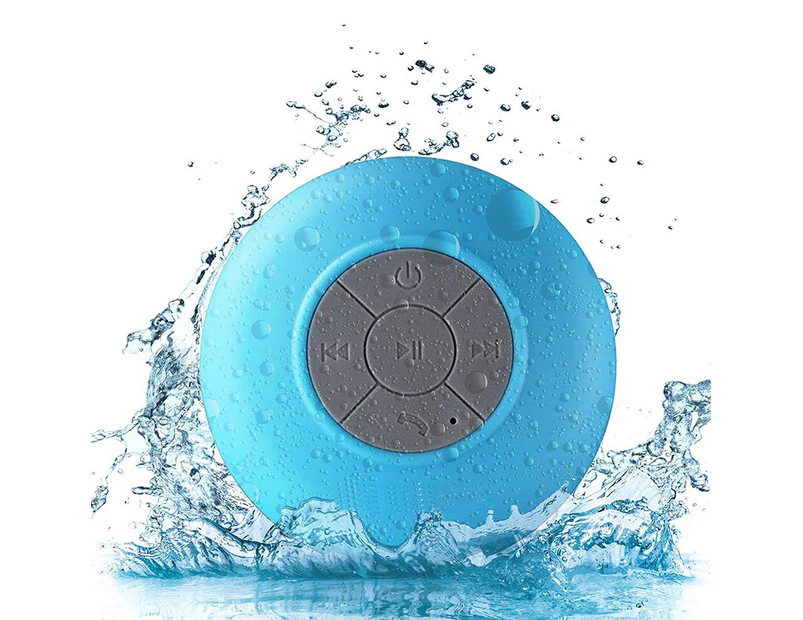 Mini Waterproof Bluetooth Speaker Box, 3.0 Bluetooth Speaker, Handsfree Portable Speakerphone Built-in Mic, Control Buttons