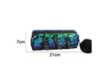 Sequin Cosmetic Bag Mermaid Spiral Reversible Sequin Student Pencil Case for Girls Color Zipper
