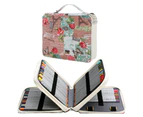 Portable Colored Slots Pencil case Organizer with Printing Pattern Colored Pencils