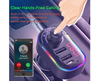 Car Bluetooth FM Transmitter,Bluetooth 5.0 Car Adapter,Wireless Radio
