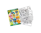 18pg Crayola 30x47cm Paw Patrol Giant Colouring Pages Activity Picture Kids 3y+