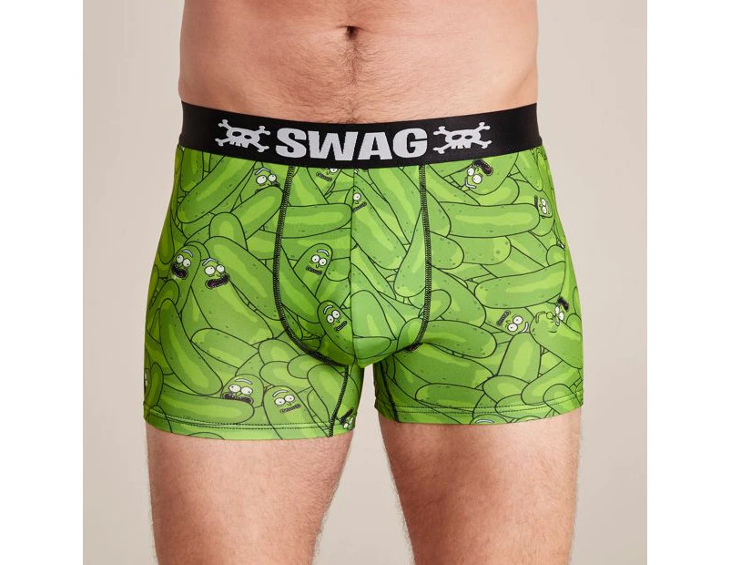 Swag Licensed Trunks - Rick and Morty™ Pickle Rick - Green