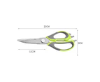 Kitchen Scissors, Herb Scissors, Multipurpose Scissors With Stainless Steel Blades, Non-Slip And Ergonomic Handles