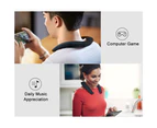 Neckband Portable Bluetooth Speakers, Wireless Wearable Body Speaker-Grey