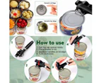 Safe Cut Can Opener, Smooth Edge Can Opener, Ergonomic Handle, Manual Can Opener, Stainless Steel Can Opener