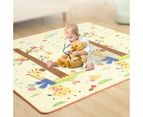 Baby Play Mat, Playmat Baby Crawling Mat for Floor Baby Mat Large, Plush Surface Foldable Non-Slip