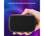 Bluebird Wireless Sound Box High Fidelity Subwoofer IPX4 Waterproof Bluetooth-compatible4.2 Portable Stereo Loudspeaker for Outdoor-Black