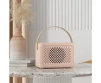 Bluebird N10 Wireless Speaker High Fidelity Surround Sound Effect Universal Bluetooth-compatible Mini Multifunctional Sound Box for Laptop-Pink